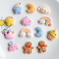 thumbnail image 2 of Pegatinas 3D Resina Dibujos animados DIY Niños Pega Autoadhesivo Taza de agua Calcomanías 4pcs, 2 of 4