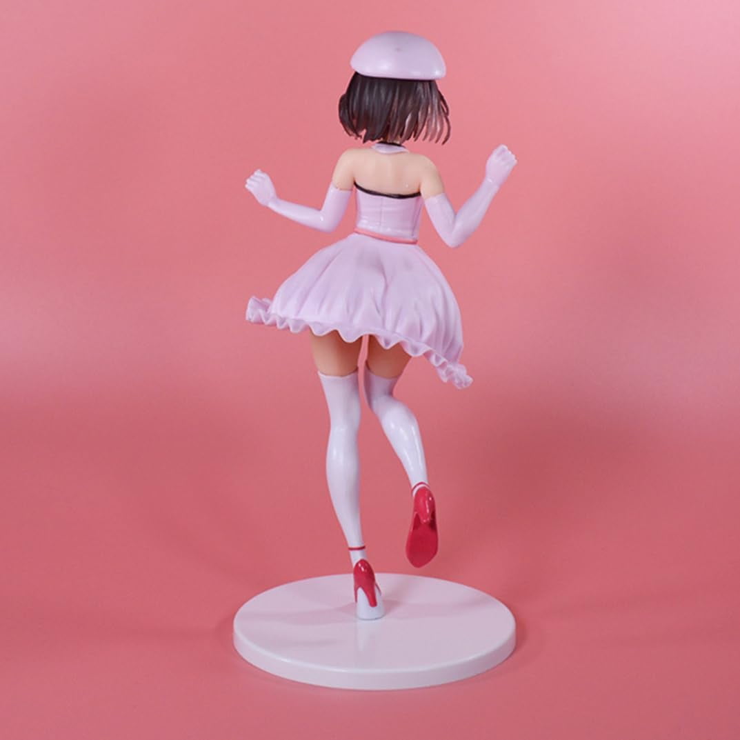 New Saekano: How to Raise A Boring Girlfriend Megumi Kato (White skirt Ver) Character Anime Model Statue Action Figures Desktop Ornament Popular Decorations Fan Souvenirs Creative Gift Collectable