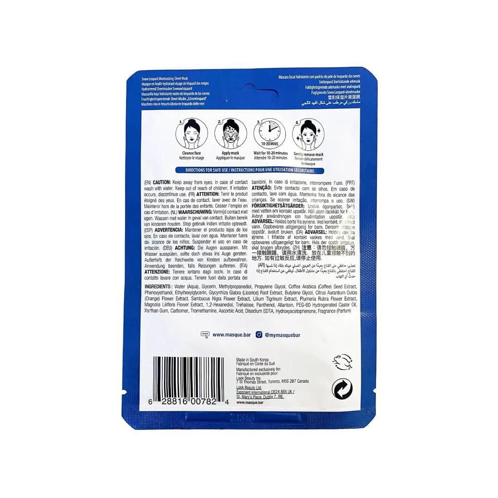 Pretty Animalz Snow Leopard Sheet Mask