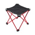 thumbnail image 3 of S SERENABLE Camping Stool 9.64" Portable Chair Mini Folding Stool for Beach Red, 3 of 9