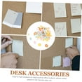 thumbnail image 5 of 60 uds. De alfileres de flores bordados, accesorios de escritorio, lindos chinchetas, dispensador de cinta de gato, práctico alfiler de empuje redondo, decoración diaria, 5 of 5