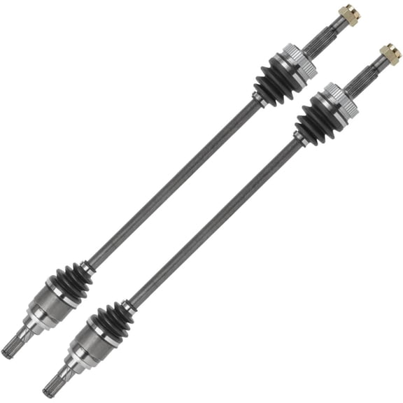 Detroit Axle - AWD Pair Rear CV Axles for 2008-2013 Nissan Rogue 2014-2015 Rogue Select, 2009 2010 2011 2012 CV Axle Shafts Assembly Replacement