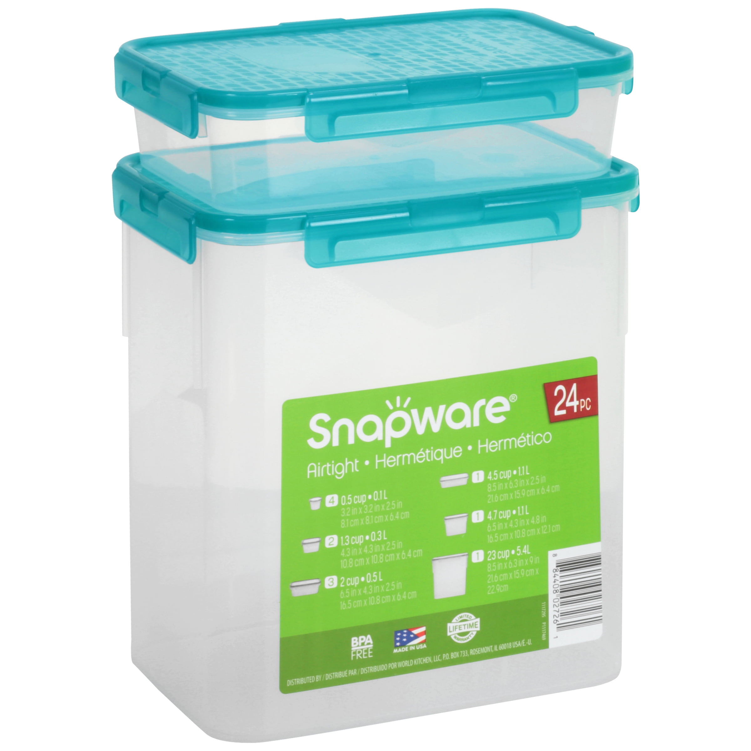 Snapware Airtight 30-Piece Plastic Storage Container Set 1126317