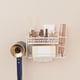 thumbnail image 1 of Organizador de Baño de Pared con Soporte para Secador de Pelo, Estante Multifuncional para Toallas de Papel y Artículos de Tocador, Construcción de Hierro En Blanco o Negro., 1 of 6