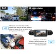 thumbnail image 4 of Cámara De 4 Canales, Automática Dentro O Fuera De 360 ​​​​grados Micéndico De Soporte De Grabador De Automóviles De Rotación Para Estacionamiento, 4 of 7