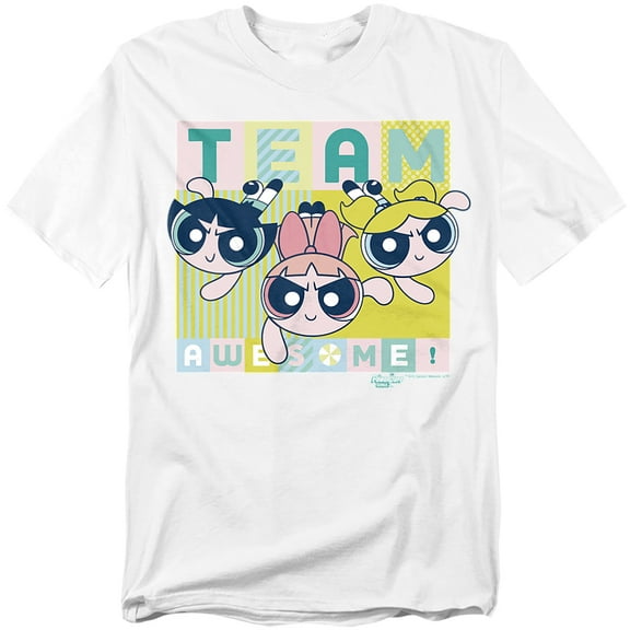 Powerpuff Girls T-Shirt Awesome Block Unisex Graphic Tee For Men & Women