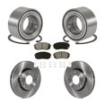 thumbnail image 1 of Transit Auto Front Wheel Bearing Disc Brake Rotors and Semi-Metallic Pads Kit for Car 2007-2009 Kia Rondo KBB-102587, 1 of 11