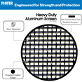 thumbnail image 3 of Heavy-Duty Aluminum Screen Roll Kit (36 in x 46 ft) Corrosion-Resistant Mesh for Window, Patio, More, 3 of 9
