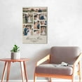 thumbnail image 6 of Custom Canvas Prints Beige Aesthetic Elegant Wedding Personalized Photo Image Collage DIY Framed Kit Wall Art Picture Room Decor 16x20 inch, 6 of 7