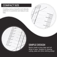 thumbnail image 2 of HLONK Patchwork Cutting Ruler Clothing Rulers Quilting Templates Square Tool Measurement Plastic, 2 of 6