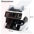 thumbnail image 2 of Contadora de Billetes Por Denominaciones Multidivisa Automatica Touch KISHNELL Diamond, 2 of 8