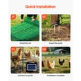 thumbnail image 6 of VEVOR Electric Fence Netting, 48" H x 100' L, PE Net Fencing Kit with Posts & Double-Spiked Stakes, Utility Portable Mesh for Chickens, Ducks, Geese, Rabbits, Used in Backyards, Farms, and Ranches, 6 of 9
