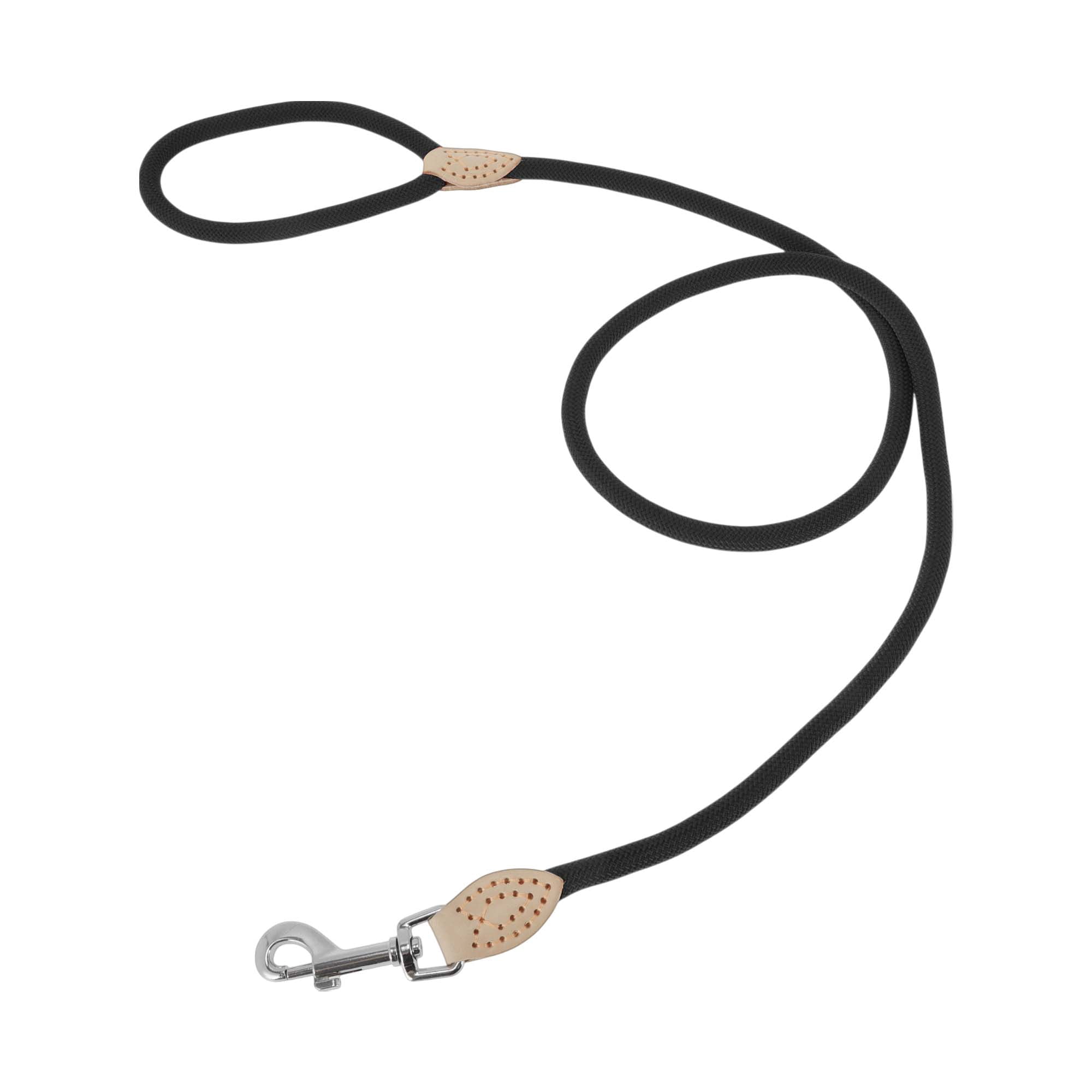 Unique Bargains Dog Leash Rope Training Rope Black 0.59"