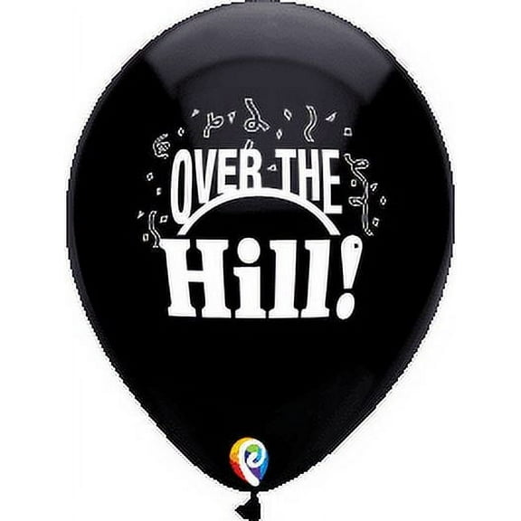 Party Supplies - Pioneer Latex Balloon Over the Hill Crystal Black 8 ct 57445