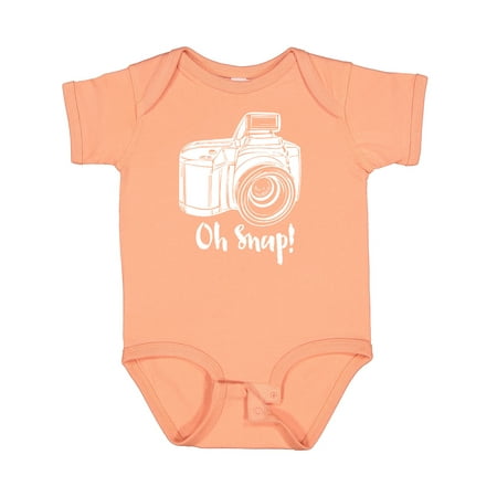 

Inktastic Camera Oh Snap Gift Baby Boy or Baby Girl Bodysuit