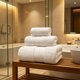 thumbnail image 4 of Juego de toallas de algodón extragrande de 3 piezas con toalla facial, de manos y de baño, multicolor, suave, altamente absorbente, de secado rápido, ligero y portátil., 4 of 6