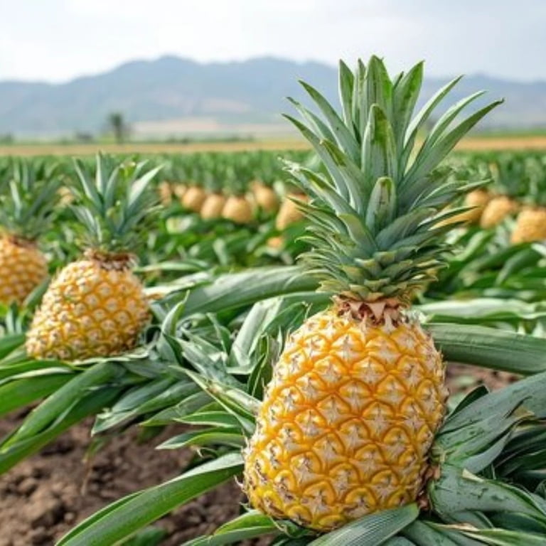 1 Elite Gold Pineapple Live Plant, Pineapple Elite Gold Live Plant Edible  Fruit Ananas Comosus Garden Indoor Outdoor - Walmart.com