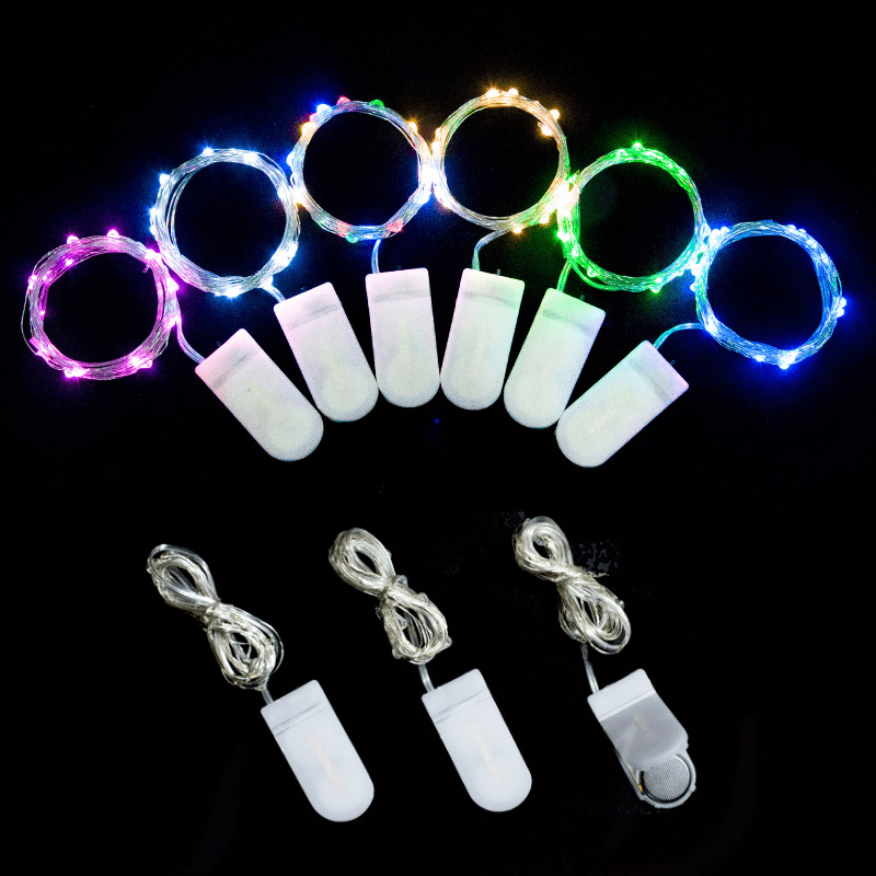 12 packs govee garlands light battery operated waterproof silver wire 1m with 20l 