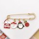 thumbnail image 5 of Christmas Collection Brooches Elk Santa Claus Pendant Fashion Pins Xmas Tree Snowman Accessories Jewelry Gifts Happy New Year, 5 of 5