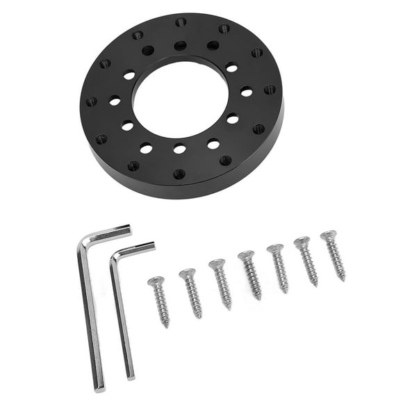 Logitech Steering Wheel Adapter Plate,73mm Steering Wheel Adapter Steering Wheel Socket Ring PCD Racing Car Game Modification Kit Ultimate Reliability