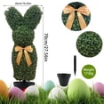 thumbnail image 3 of JHEHF 27.6inch Easter Boxwood Topiary Trees with Ground Stake Cute Rabbit Shaped Boxwood Topiary Potted Tree Home Ornament for Indoor Outdoor Home Porch Garden Festival Decor, 3 of 8