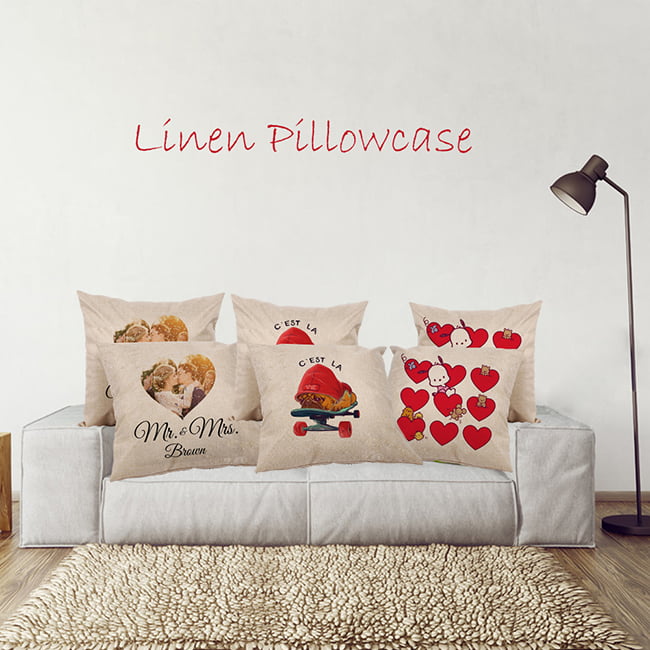 Pillow , With Pocket for Sublimation in Velour or Linen