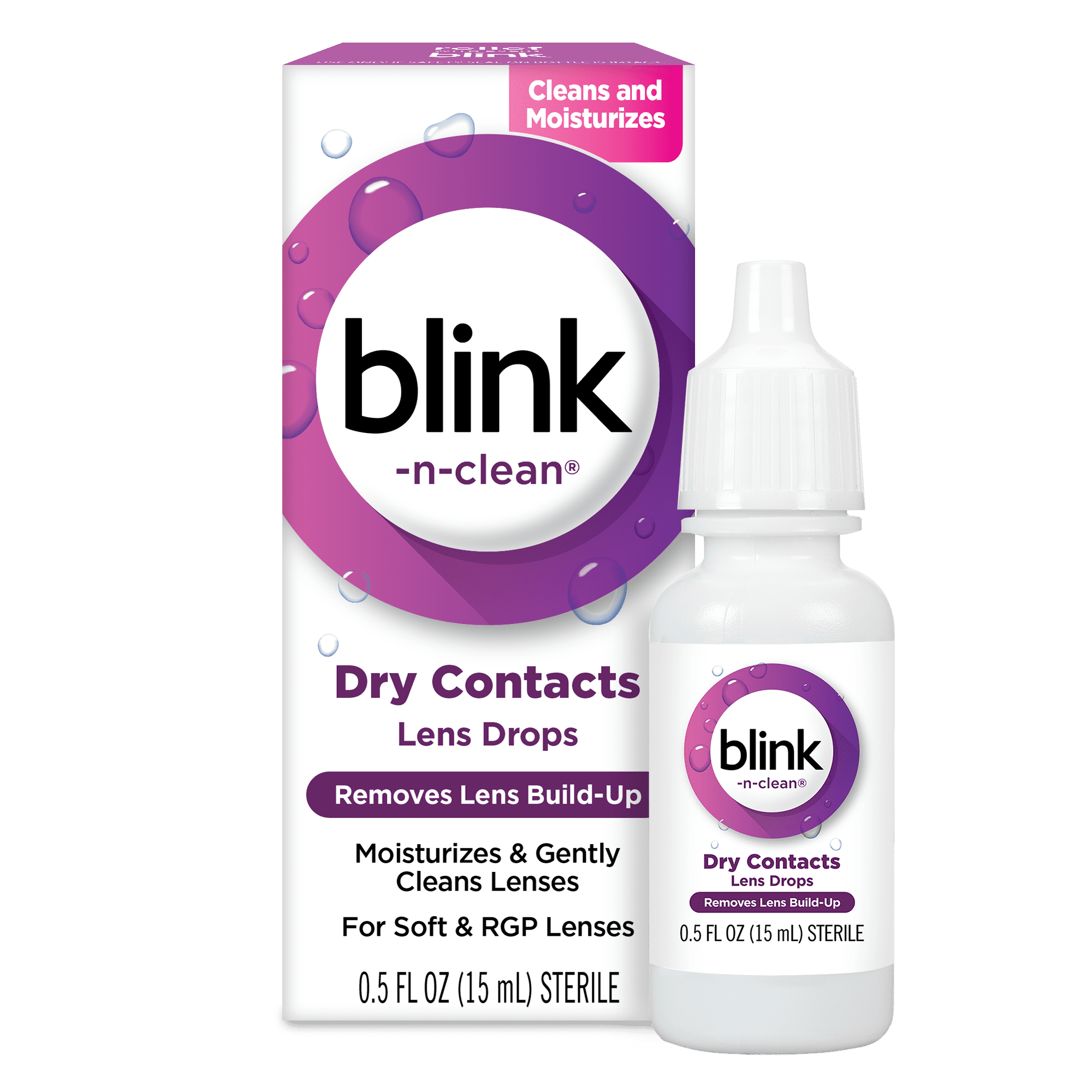 Blink-N-Clean Lens Drops, 0.5 Fl oz