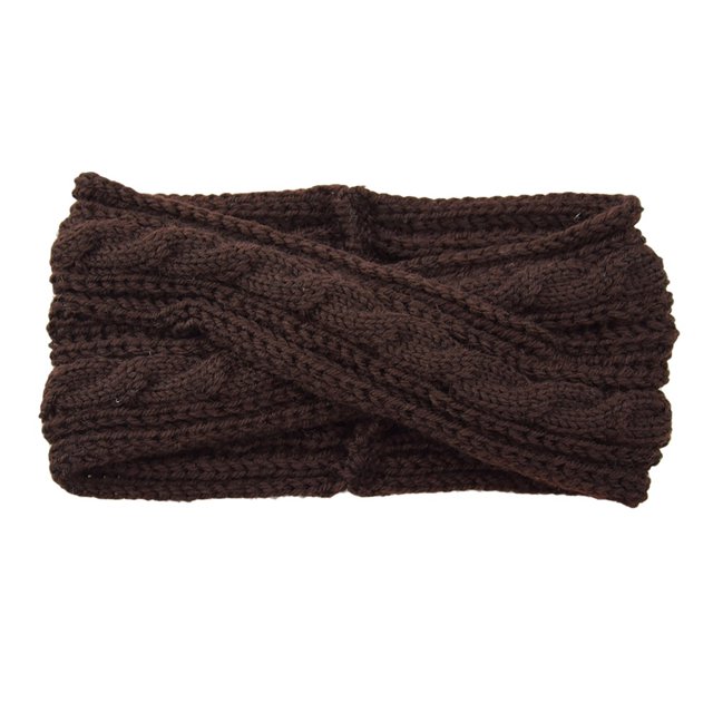 DPTALR Women Keep Warm Knitting Headband Handmade Sport Hairband