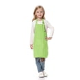 thumbnail image 1 of TOPTIE Kids Aprons with Pocket & Adjustable Strap, Child Chef Bib Apron for Kitchen Cooking Baking Painting-Green-M, 1 of 8