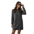 thumbnail image 7 of Womens Summer Tops Tall Women Tops Blouses Base Layer Shirts Women's Long Sleeve Tunic Not Today Solid Color T Shirt Scrub Undershirts Women Exercise Clothes Corduroy on Clearance Dark Gray 2XL, 7 of 7