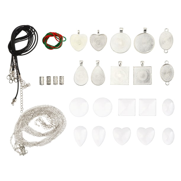 1 juego de accesorios para hacer joyas DIY, bandeja para colgar fotos con cristal