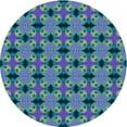 thumbnail image 1 of Ahgly Company Tapis Rond Lavable en Machine Intérieur Transitionnel Vert Menthe, 6 Pieds Rond, 1 of 7