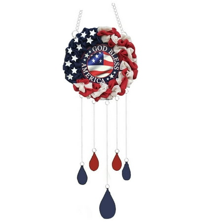 

HSMQHJWE Wooden Chime Independence Day Wind Chime Pendant Crafts Living Room Bedroom Decorations Wind Chimes Hummingbird Lighted