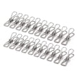 thumbnail image 1 of 20 piezas pinza de resorte de acero inoxidable pinza de ropa pinza de ropa antideslizante Clip de ho Abody Pinza de resorte, 1 of 5