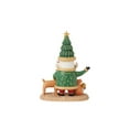thumbnail image 4 of Enesco Izzy and Oliver Santa and Forest Friends Christmas Multicolor Figurine 6.3in H, 4 of 4