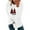 White, variant on Fiaer Christmas Hoodie for Women Funny Graphic Hooded Sweatshirts Long Sleeve Plus Size V Neck Drawstring Holiday Tops with Pockets Watermelon Red XL