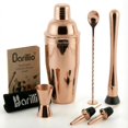 thumbnail image 1 of Kit de Cócteles Barillio Rose Gold de Acero Inoxidable de 8 Piezas, 1 of 8