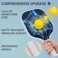 thumbnail image 2 of Pickleball Paddles Set Of 2, Fiberglass Surface, Thunder, Speed Print, 4 Balls & Bag, 2 of 5