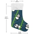 thumbnail image 2 of Coolnut Christmas Stockings 1PCS,Cute Panda Dark Big Xmas Stockings Gift Decorations and Party Supplies,Used for Fireplace Decoration Socks Christmas Tree Decoration, 2 of 7