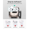 thumbnail image 2 of Funda ESR para AirPods 4 HaloLock Cyber Desert Titanium a prueba de caídas, 2 of 8