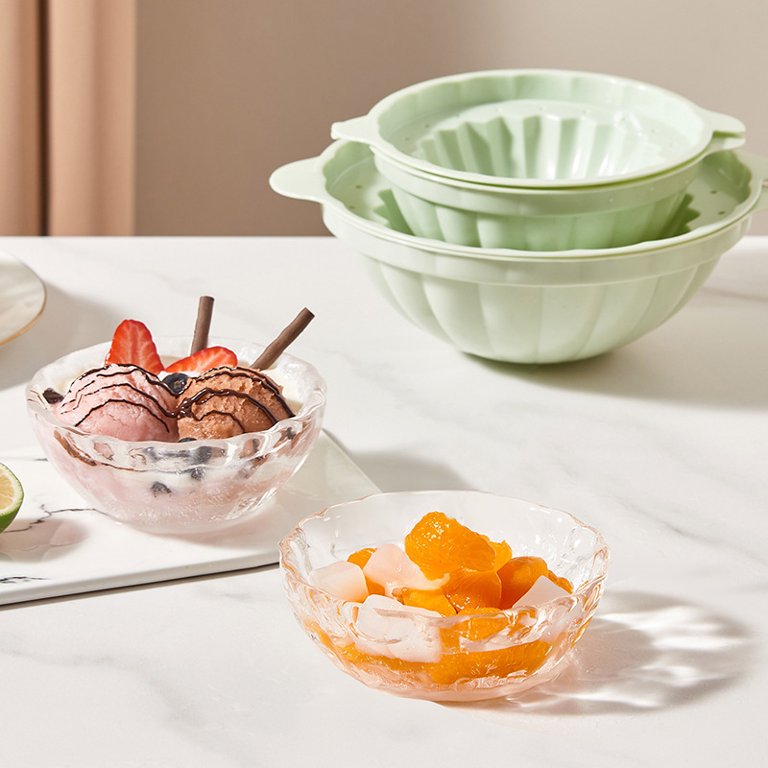 1pc Ice Bowl Mold For Salad, Chilled Bowl, And Fruits