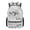 White6, variant on 17-inch Floral-Print Backpack, Fun DIY Coloring Backpack with a Spacious Main Compartment and Zippers,Lightweight & Soft for Sports Travel and Gym