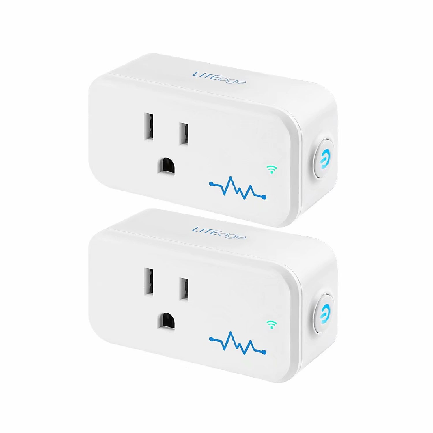 2 Pack Wi-Fi Smart Plug, Mini Socket Outlet, Only Supports ...