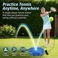 thumbnail image 4 of Tennis Trainer Rebounder Baseboard with String Ball, Solo Practice Equipment for Kids Adults, Portable Self Training Gear in Court, Beginner Workout Gifts, Single Player Exercise, 4 of 8