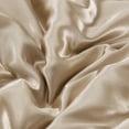 thumbnail image 6 of Btargot Satin Silky Soft Luxury King Comforter Set Solid Cooling Lightweight Bedding Set Champagne, 6 of 9