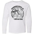thumbnail image 3 of Inktastic Summer Vacation Mode Sandbridge Beach Virginia Long Sleeve Youth T-Shirt, 3 of 5