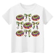 thumbnail image 3 of CCRFTGI Mardi Gras Shirt for Children Girls Size 7 Funny Coquette Bow Donut Shirts Trendy Beads T-Shirt Holiday Crewneck Carnival T-Shirt White 9-10 Years, 3 of 3
