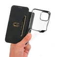 thumbnail image 3 of Compatible with iPhone 14 Plus Bling Wallet Case Sparkly PU Leather Shiny Glitter Flip Kickstand Card Holder Soft Clear Back Fashion Luxury Protection Shockproof Cover for Women Girls, 3 of 10