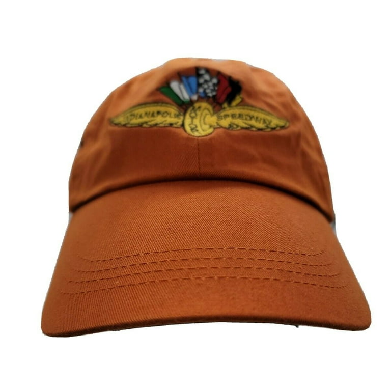 Indy 500 Vintage Buckle Back Dad Hat Orange