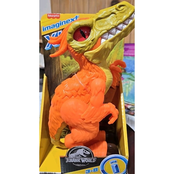 Fisher Price Imaginext Jurassic World XL Dominion Pyroraptor Dinosaur Rare HTF